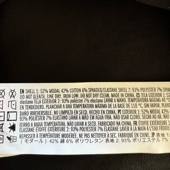 Forever 21 black top large new long sleeve sheer sleeves - Picture 7 of 9